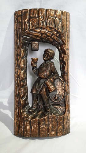 Vintage metall relief - vintage,