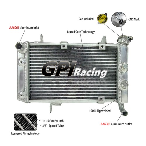 Aluminum kühler radiator for - radiator,