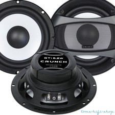Crunch GTI6.2W 16,5cm 165mm Kicker Tiefton Mittelton Lautsprecher Set Auto 200 W