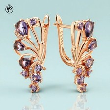 Ohrringe mit Violetten