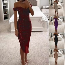 Exquisites Partykleid Schulterfrei Kleider Partykleidung Ballkleid Normale Läng