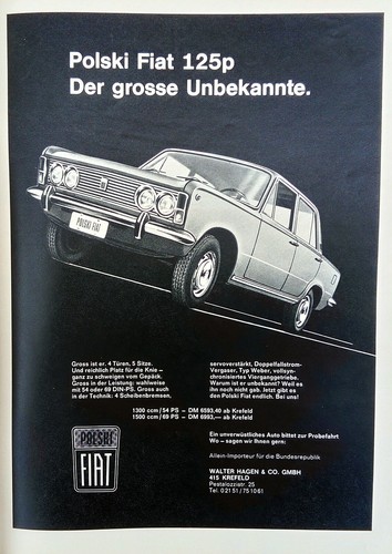 Polski fiat 125 originale - fiat,