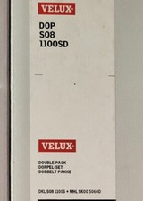 Original Velux Verdunkelungsrollo Set m. Sonnenschutzmarkise - Gr. S08, blau