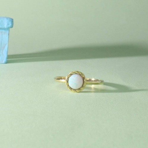 10k gelbgold vintage - vintage, damenring