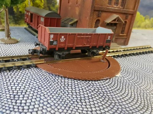 Waggondrehscheibe mit servo - mit,