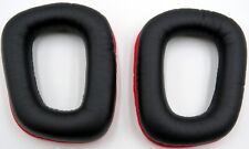 Ohr-Polster rot/schwarz PU, für Logitech G332 und G432, G430 Gaming Headset