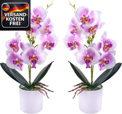 Künstliche orchideen 2er set - 2er,