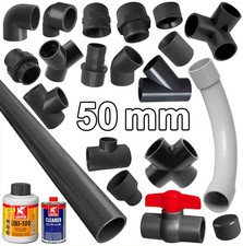 50mm PVC U Klebe Fitting Pool
