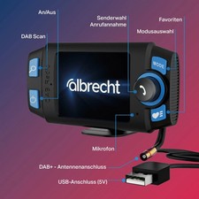 Albrecht DR 55 Mini DAB+ Digitalradio Adapter 27155