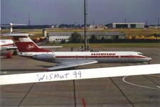 Interflug-Foto DDR Oldtimer Flugplatz Berlin Schönefeld TU 134 A