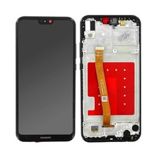 Huawei P20 Lite LCD Display Touchscreen Touch Bildschirm mit Rahmen Schwarz 