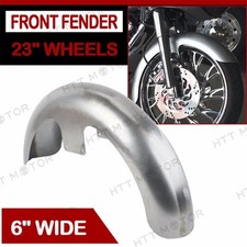 6 " Breit Vorne FENDER 23 " Rad 120-130 Reifen Für Harley Touring Flh 1997-2013