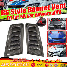 Für Ford Focus RS Motorhaube Lüftungsschlitze Universal Lufthutzen Lufteinlässe.