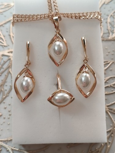 Schmuckset xuping rosengold - in,