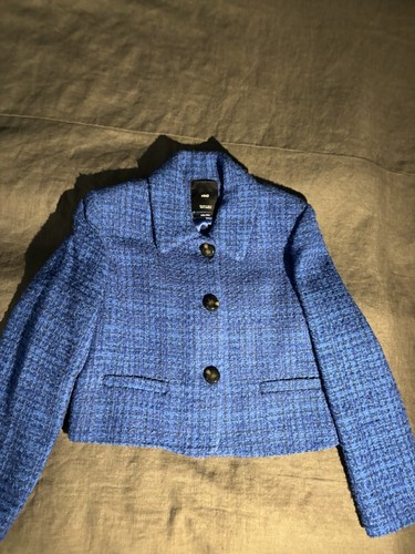 Mango tweed bouclé jacke - mango,