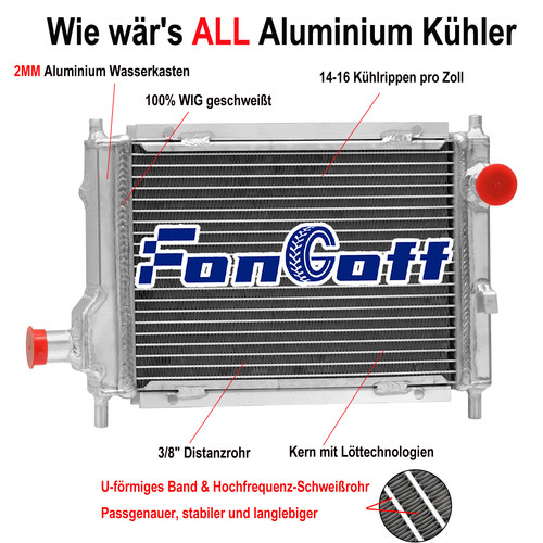 Reihe aluminium kühler - aluminium,