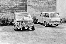 Foto 10x15cm DDR Unfallauto