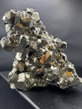 Pyrit Glänzend 786 Gramm Peru Natur Stufe Schön Huanzala