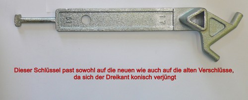 Hydrantenschlüssel-Dreikantsc