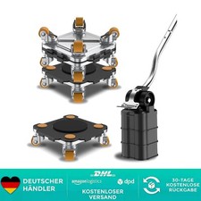 Möbeltransport Set mit Rollen Heber Umzugshilfe Schwarz Profi-Set
