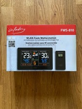 infactory WLAN-Funk-Wetterstation mit Außensensor, XL-Farbdisplay und App
