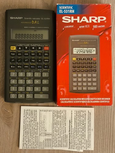 Sharp 531rh - sharp, el-531rh