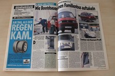Auto Bild 20/1990 VW Bus T3 Dehler 2+2 mit 78PS im Fahrbericht auf 2 Seiten
