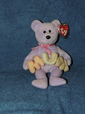 * Original Ty Beanie Baby MUM Bär mit Tag *DEFEKT