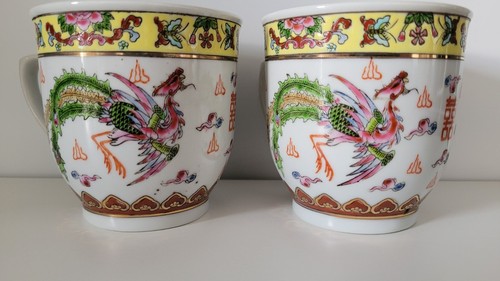 Tassen drache handemalt - 2,