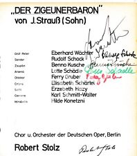 100% orig Autogramme Autograph handsigniert Stolz Wächter Schock Kusche ua L1.32