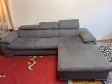 sofa Funktionsecke mit verstellbaren Kopfteilen, Bettfuntion und Bettkasten