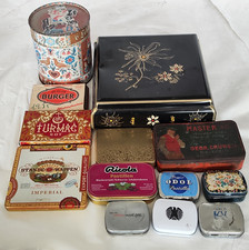 Aus einer Auflösung: 12 Blechdosen als Konvolut (Turmac, Ricola, etc...)