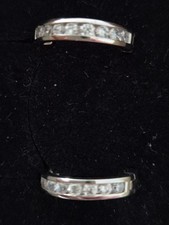 Mini Creolen 925 SILBER 2-seitig zu tragen, Silber Poliert oder Zirkonia