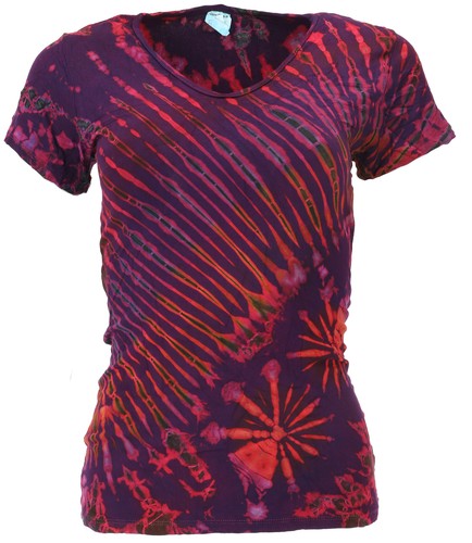 Batik hippie shirt - t-shirt, mit