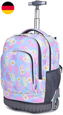 Trolley Rucksack Schulranzen Mit Rollen Laptop Handgepäck Tasche Koffer Wasserdi