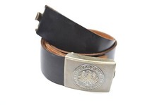 Original Bundeswehr BW Hosengürtel, Lederkoppel, Koppel