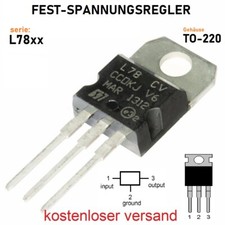 FEST SPANNUNGSREGLER LM 7805 7806 7809 7812 78 TO220 5V 6V  9V 10V 12V15V L CV