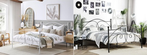 Designer metallbett mit - designer,