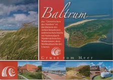 Ansichtskarte Baltrum - Gruss vom Meer, Ortsansichten