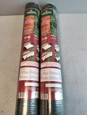 2er set Unkrautvlies Gewebt 1,05 m x 20 m – Aus Polypropylen 90 g/m² – Fördert d