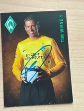Tim Wiese SV Werder Bremen Autogrammkarte original signiert #43557