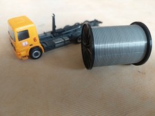 1x  Stahlseil/ Seiltrommel / Kabeltrommel  Ladegut Schwertransport H0  1/87