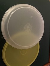 Wie NEU,Tupperware 1262-3/227-50Servierschale Aufschnitt Wurstdose flachØ16,5cm 