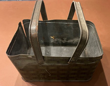 Alter Blechkorb Körbchen