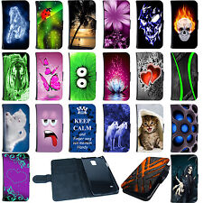Tasche für Samsung Galaxy A5 A510 F 2016 Cover Flip Case Schutz Hülle Etui Motiv