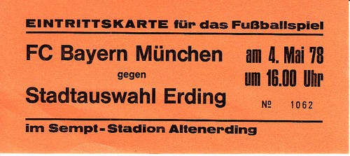 Altes ticket eintrittskarte - ticket,