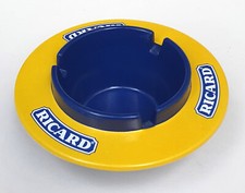 Alter RICARD Anis-Schnaps Aschenbecher, Hartplastik Ø 11,5 cm, 60er/70er Italy