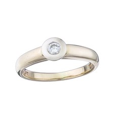 Christ Ring Solitär Brillant