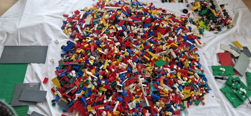 Lego konvolut knapp - lego,