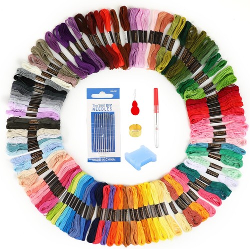 Stickgarn set 100 farben - 100,
